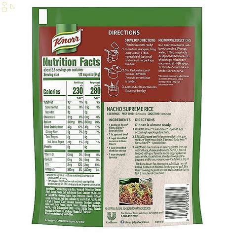 3 Packs Knorr Spanish Rice Sides for a Tasty Rice Sides with Long Grain ...