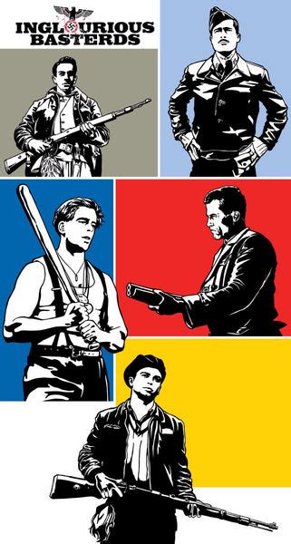 Movie Poster - Inglorious Basterds - Fan Art - Hollywood Collection ...