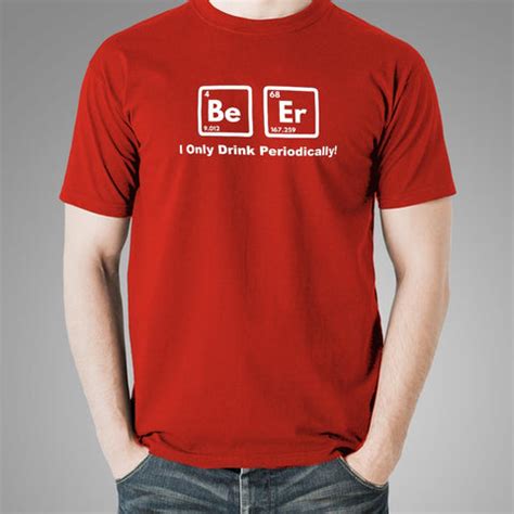 Beer Elements Periodic Table T-Shirt For Men - TEEZ.in
