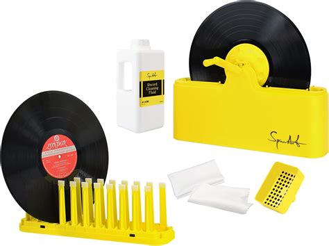 Amazon.com: SpinArt Vinyl Record Cleaner Vinyl Record Cleaning Kit ...