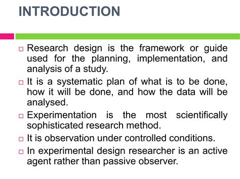 Image result for Experimental Research Design Sample