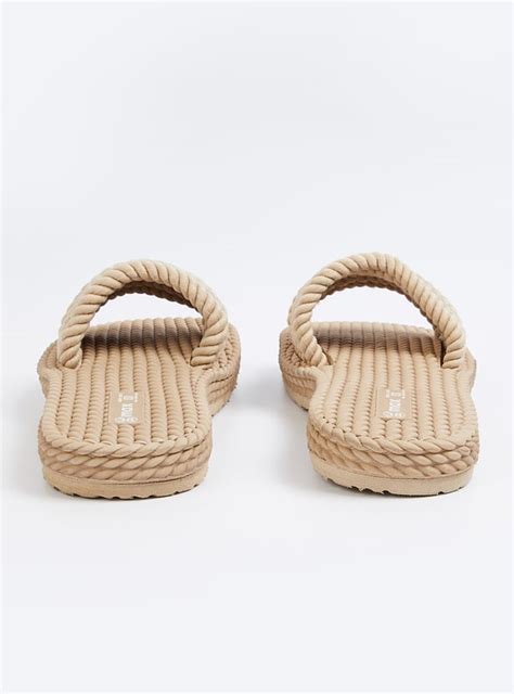 Buy Women Textured Open-Toe Sliders Online at just Rs. 499.0 ...