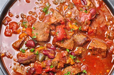 Texas Style Beef Chili - Kelly's Clean Kitchen