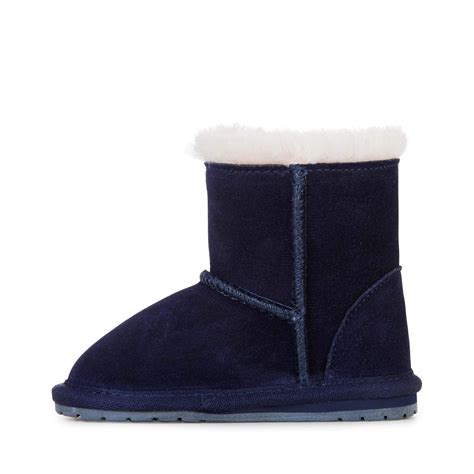 EMU Australia Babies Toddle Deluxe Wool EMU Boots, Midnight, 18 Months ...