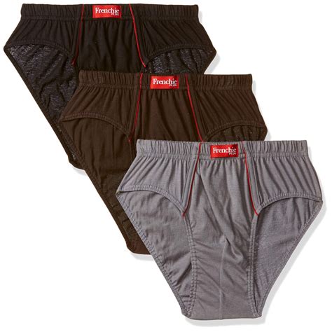 Buy Frenchie Men's Cotton Brief (Pack of 3) (Frenchie Plus PO3_Black_80 ...
