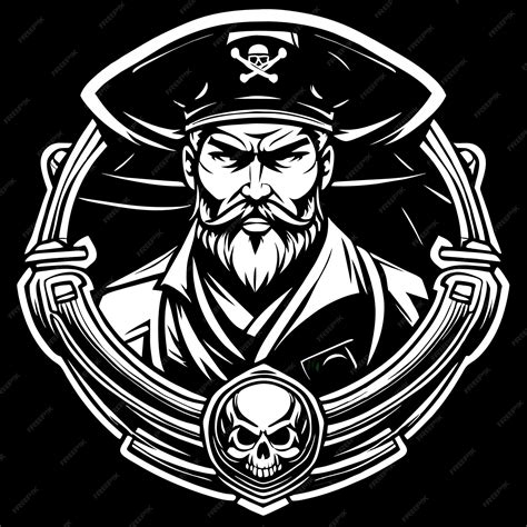 Premium Vector | Captain of the seas highresolution pirate vector