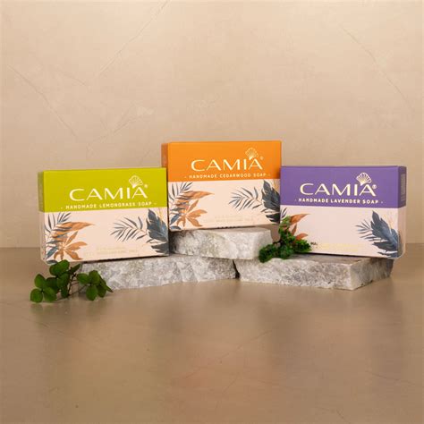 Handmade Organic Lavender, Lemongrass, Cedarwood Soaps – CAMIA