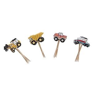 ACCC 24pcs Wedding Birthday Party Baking Supplies Car Models Cake ...