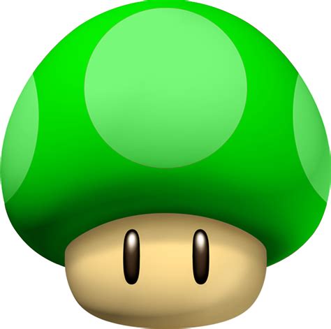 Green Lunar Mushroom - Mario Kart Wii by HammerBro101 on DeviantArt
