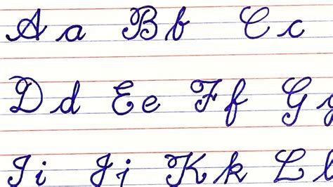 Cursive A To Z Capital Letters Meaning