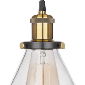 Buy Homesake 60Watts Glass Cone Ceiling Hanging Chandelier for Home ...