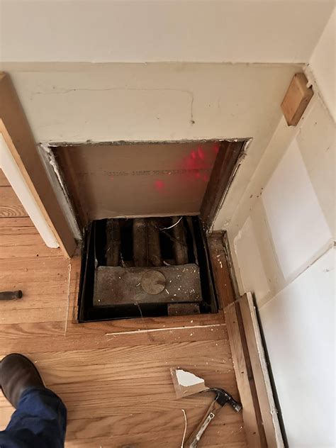 Can a 1950s floor furnace be removed from below (crawl space)? - Home ...