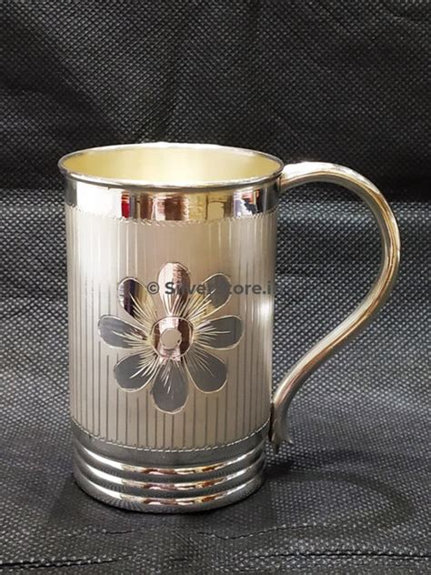 Buy Silver Coffee Mug Online | 990 BIS Hallmark | SilverStore ...