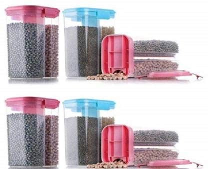 Buy G A Jar and Container 2 in 1 Kitchen Storage Container with Clip ...