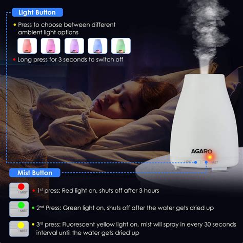 Opel Humidifier - 200ml | ABS + PP Durable Material | AGARO – Agaro