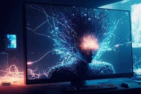 Image result for Computer Screen with AI Assistant