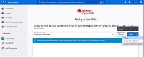 Build Config OpenShift Docker 的图像结果