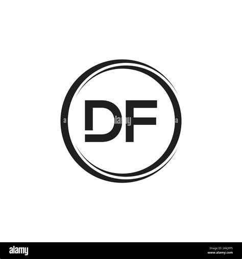 Initial DF Letter Logo With Creative Modern Business Typography Vector ...