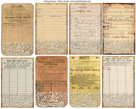 Library Cards 的图像结果