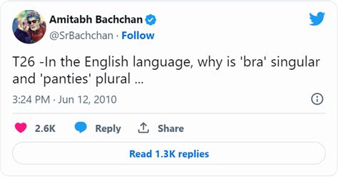 Amitabh Bachchan receives flak for old tweet on lingerie, netizens say ...