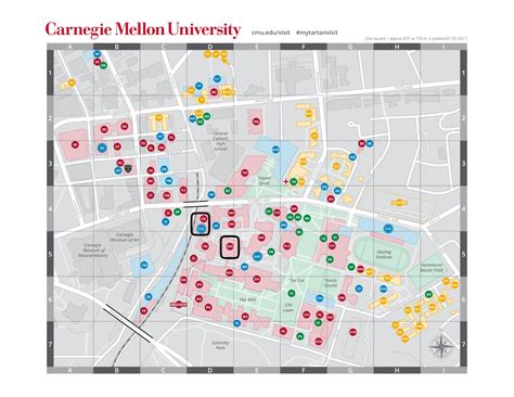 Carnegie Mellon University Campus Map (2025-2022) - All Maps