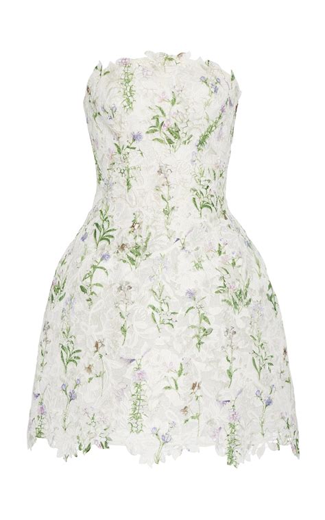 Printed Lace Mini Dress By Monique Lhuillier | Moda Operandi in 2025 ...