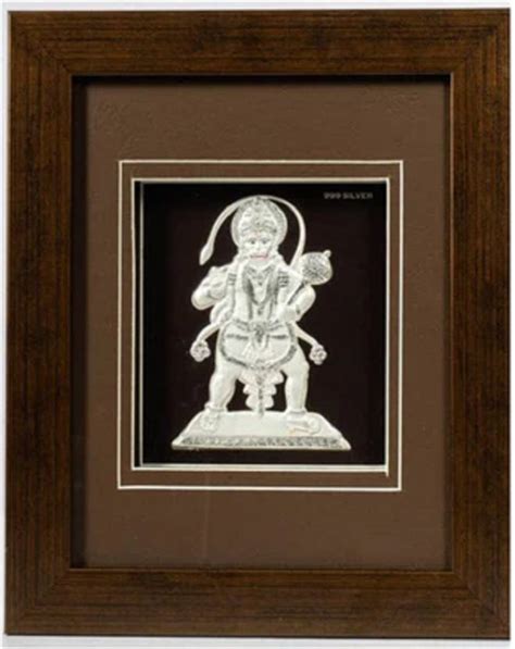 candrin Silver Hanuman Ji Frame Religious Frame Price in India - Buy ...