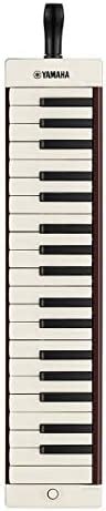 Yamaha P-37EBK Adult Pianica 37 Keys Black with Red Stitching Accent ...