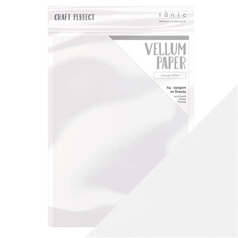 What is Vellum Paper and How to Use it? A Crafter's Guide – Tonic Studios