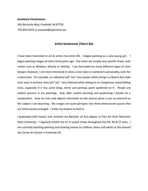 artist statement examples photography - Romaine Olivarez