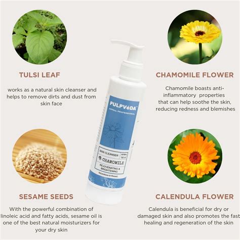 CHAMOMILE REJUVENATING SKIN CLEANSER WITH CALENDULA & FENNEL 150 ml ...