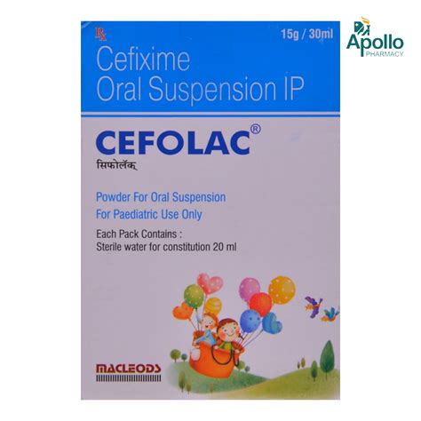 CEFOLAC 15GM SUSPENSION 30ML Price, Uses, Side Effects, Composition ...