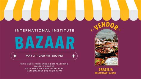 Community Bazaar with Brasilia, Illari Peru + Samba Bom, 3401 Arsenal ...