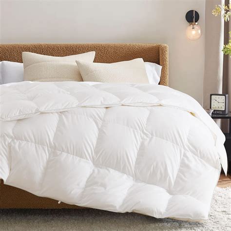 Amazon.com: KASENTEX All Season Goose Down Comforter - Baffle Box ...