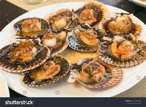 Queen Scallops Dish Spanish Tapa Stock Photo 1413705059 | Shutterstock