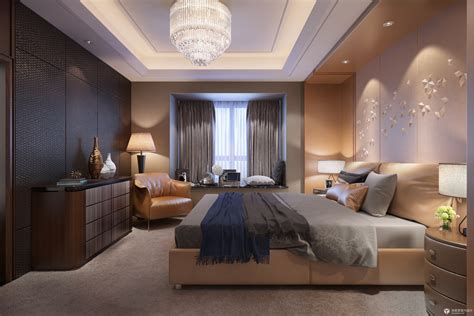 现代风格精美小卧室设计 – 设计本装修效果图