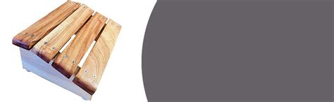 Dantawood Chair Foot Rest for Office in Natural Pine Wood | Under Desk ...