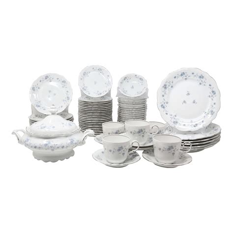 Vintage "Blue Garland" Bavarian Dinnerware by Johann Haviland - Set of ...