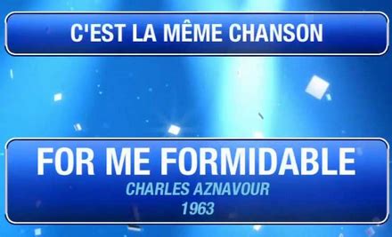 Chanson Formidable Aznavour Paroles 的图像结果