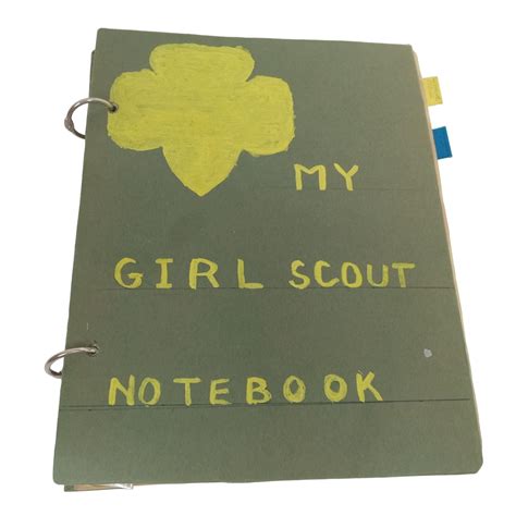 Handwritten Homemade Girl Scout Rank Advancement Notebook - Etsy