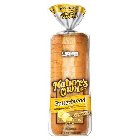 Nature's Own Butterbread Sliced White Bread Loaf, 20 oz (Pack of 5 ...