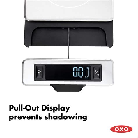 Buy OXO Good Grips 11-Pound Stainless Steel Food Scale with Pull-Out ...