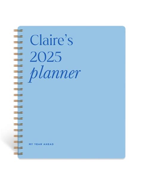 Personalized 2025 Planners