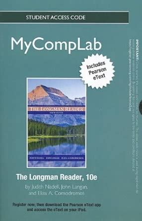 Buy NEW MyCompLab with Pearson eText - Standalone Access Card - for The ...