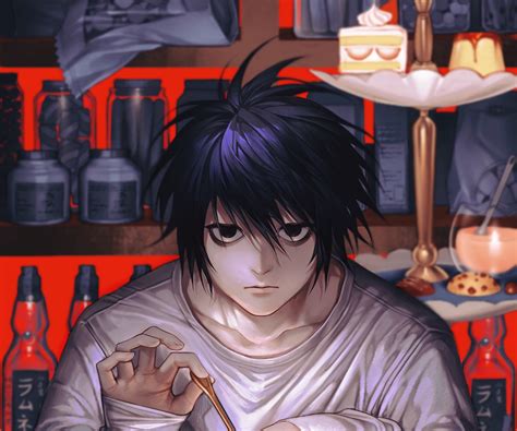 Download L (Death Note) Anime Death Note HD Wallpaper