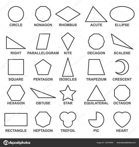 Basic Geometry Shapes 的图像结果