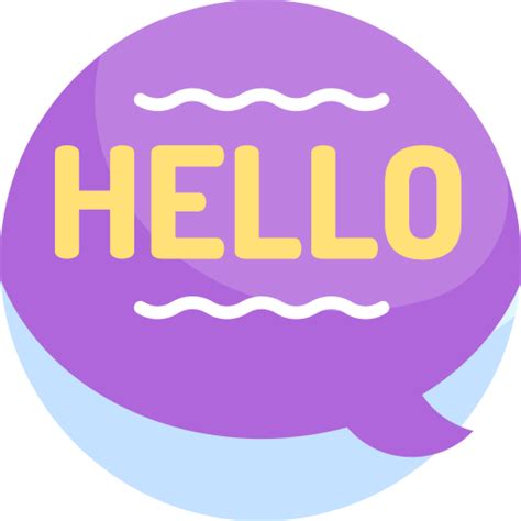 Image result for Hello I AM Icon