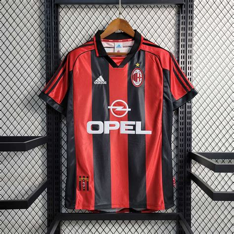 AC Milan 1998-1999 Home Retro Jersey – Red Raven Store