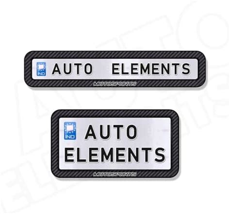 Auto Elements Bike Number Plate Frame Motorcycle Licance Plate Guard ...