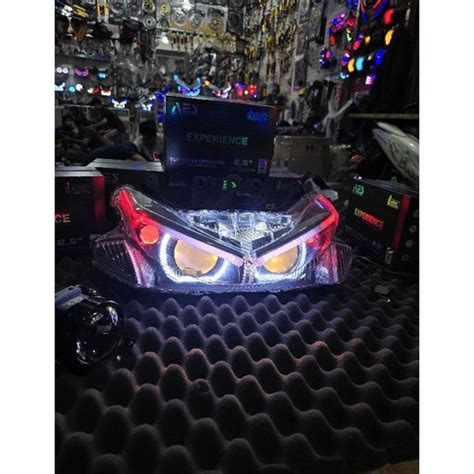 Jual PROJIE BILED AES TURBO EXPERIENCE 60WATT AEROX OLD - DEVIL RGB ...